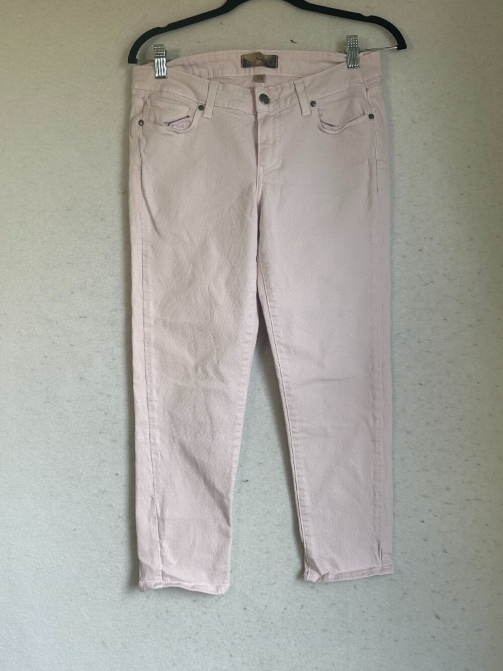 Paige Jeans Womens‎ 29 x 23 Roxie Capri Light Pink jeans Pants  USA Stretch